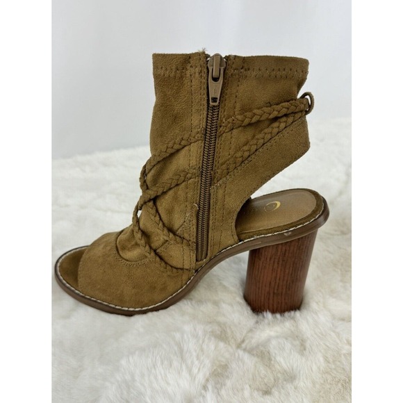 C Comfort Est. 1946 Brown Block Heel Open Toe & Ankle Women's Sandals Sz 7.5 - Picture 11 of 12